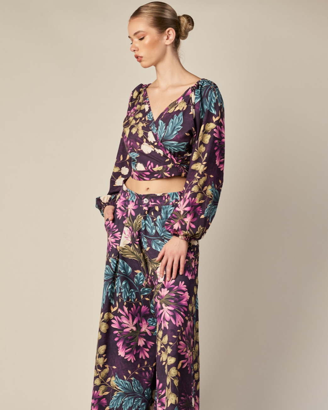 Champleve - Lena Pants Ixora Grape