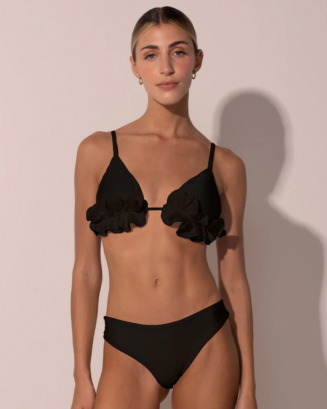 Ancora - The Ruffle  Darling Bikini Black