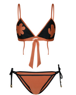 Bela Brand - Noronha Black Orange Two Pieces