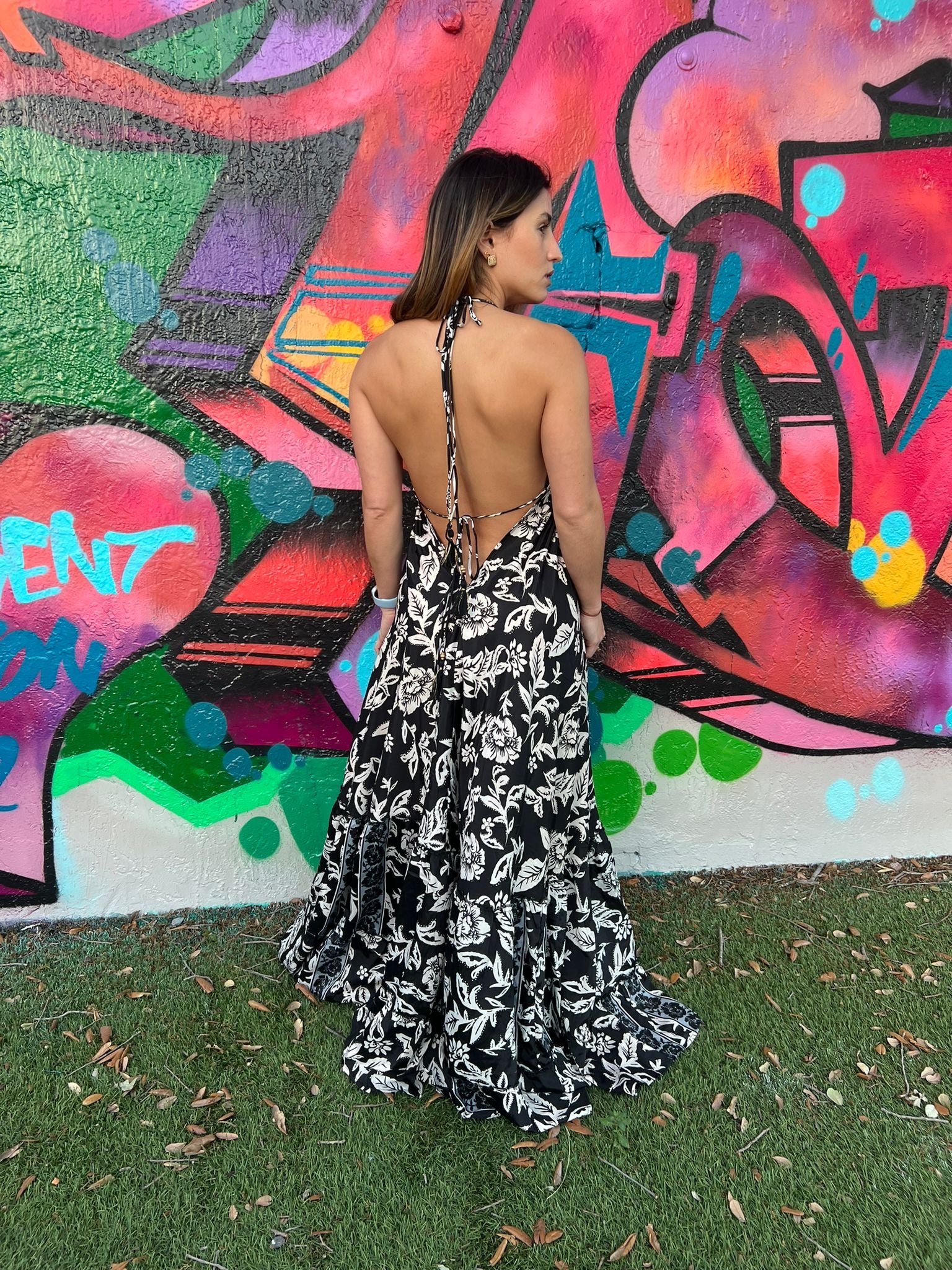 VAS - Silk Dress Back