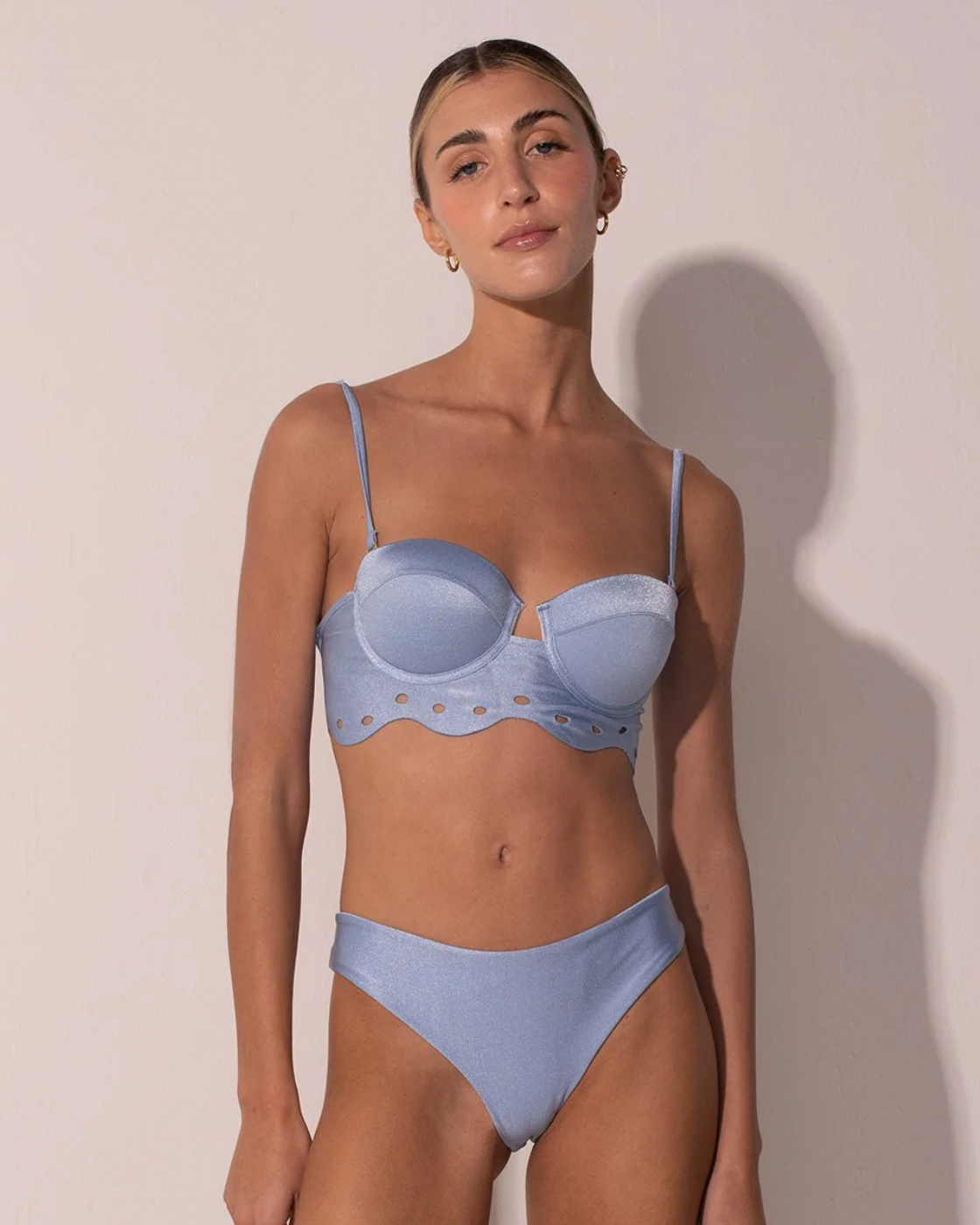 Ancora - The Femme Mini Dotted Blue Bikini