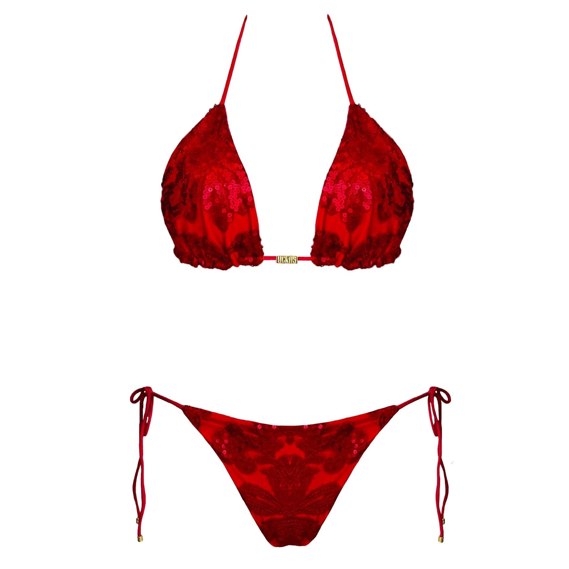 Yekas - Lychee Red Two Pieces