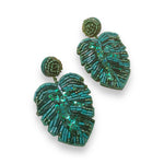 Serabondy - Green Leaves Earrings