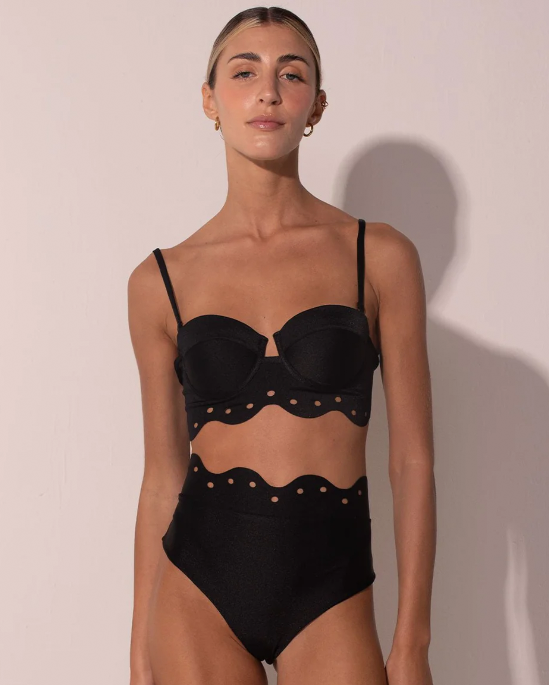 Ancora - The Fenme Mini Dotted Black HW Bikini