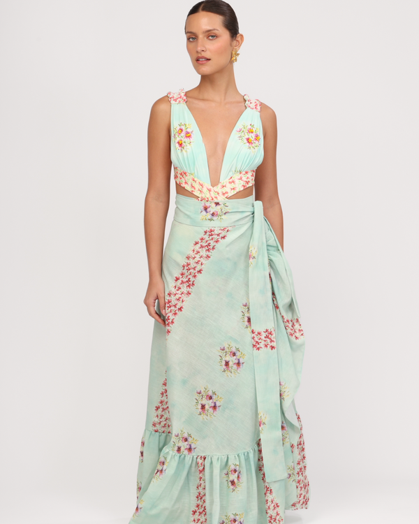 Praia - Resortwear Wrap Riva Blue