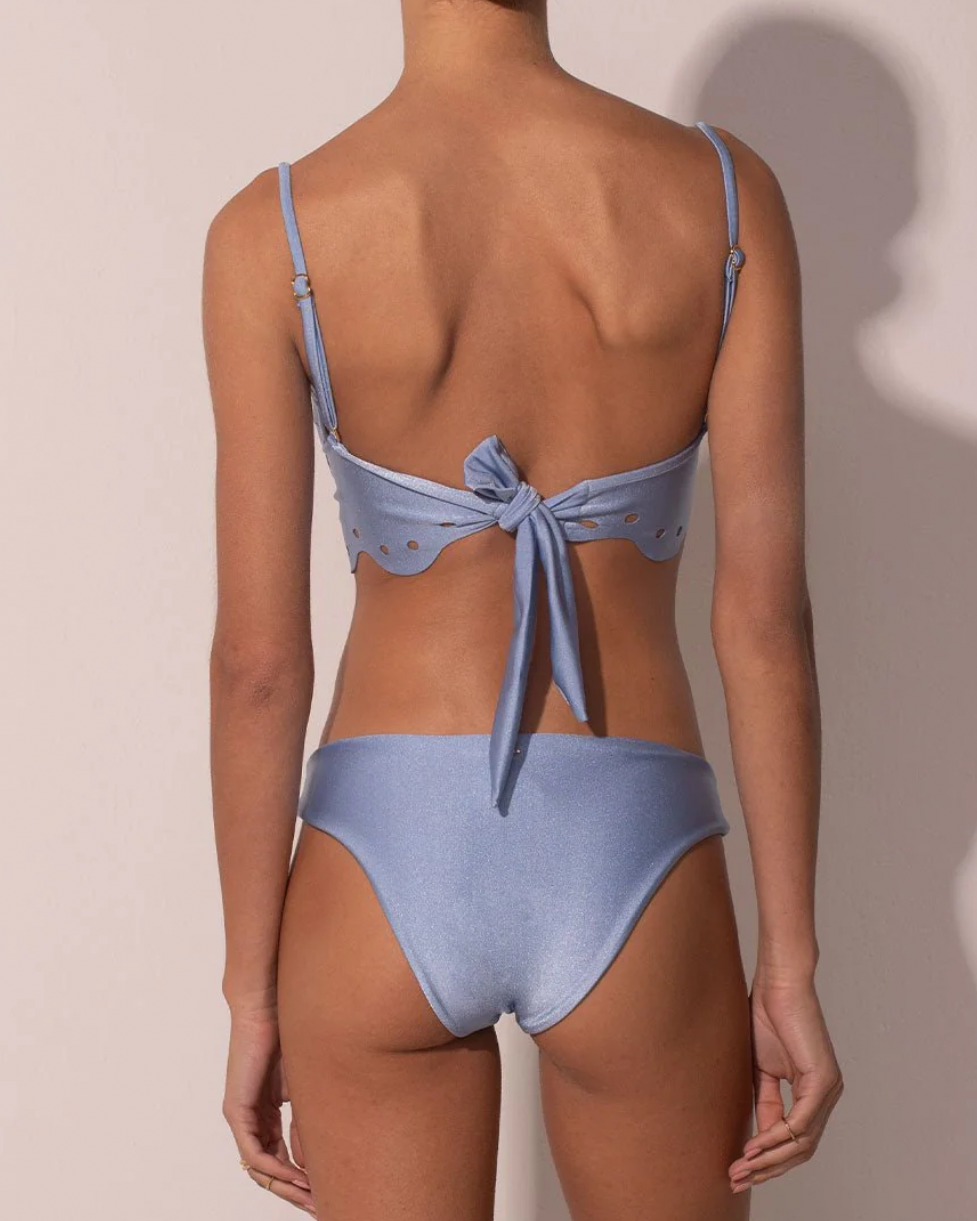 Ancora - The Femme Mini Dotted Blue Bikini