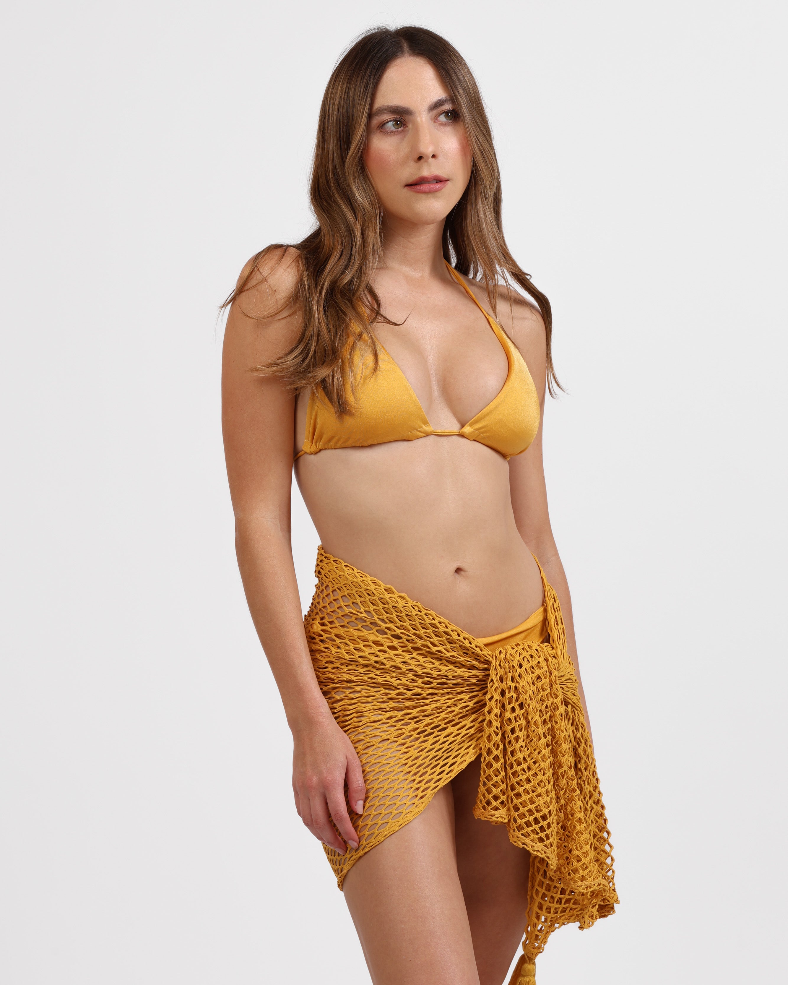 Aguacate Boutique - Mujer Fresh Beach Wrap Yellow