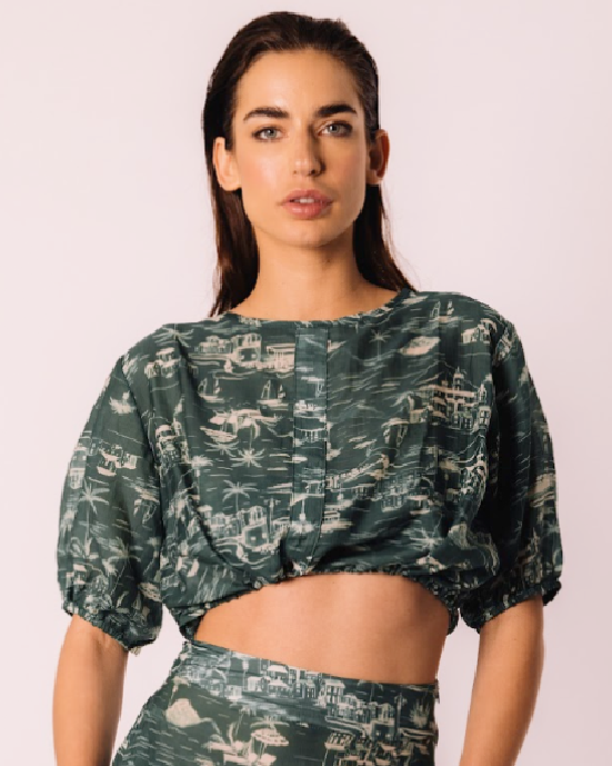 Bela Brand - Cropped Balone Nantes Green