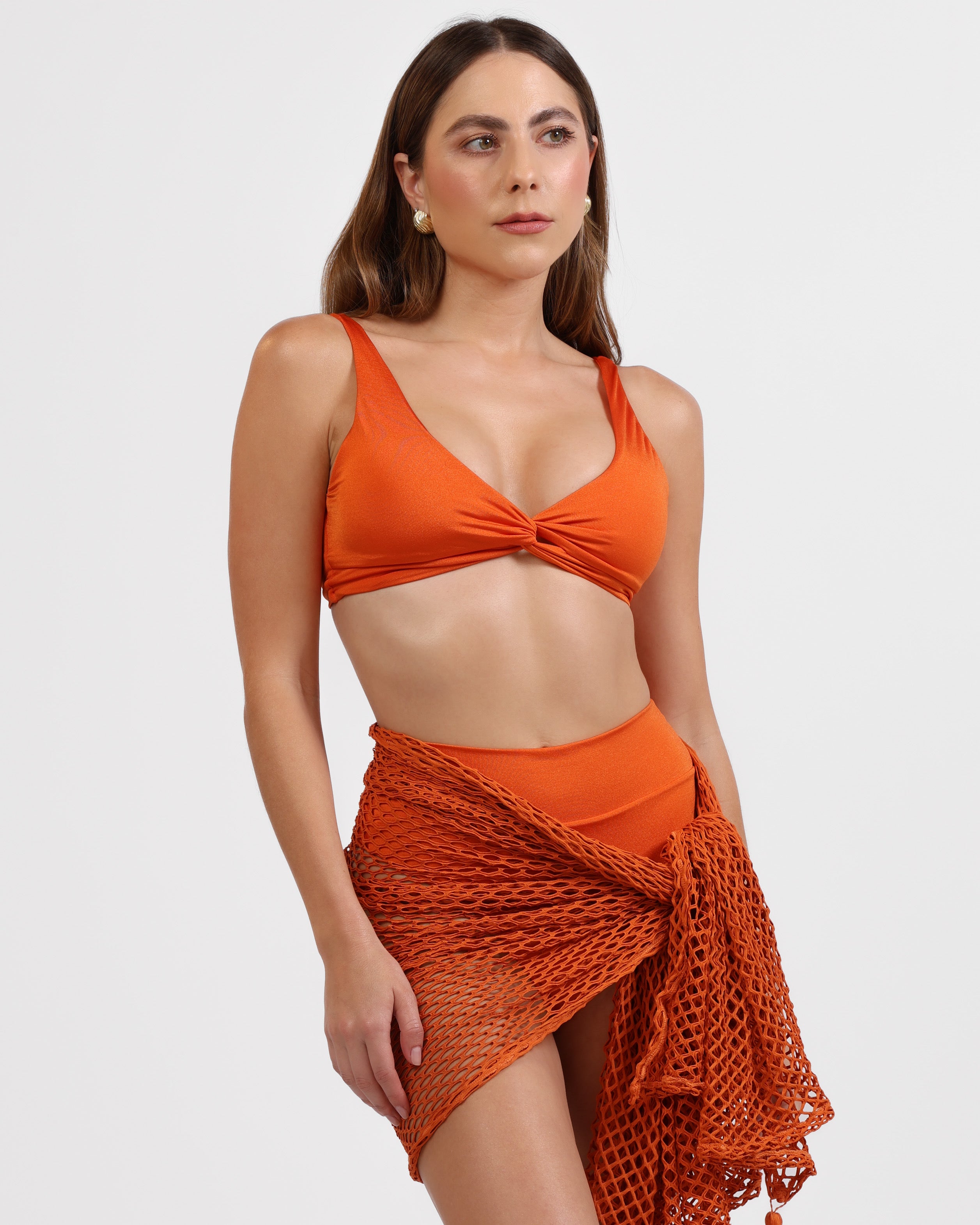 Aguacate Boutique - Mujer Fresh Beach Wrap Orange