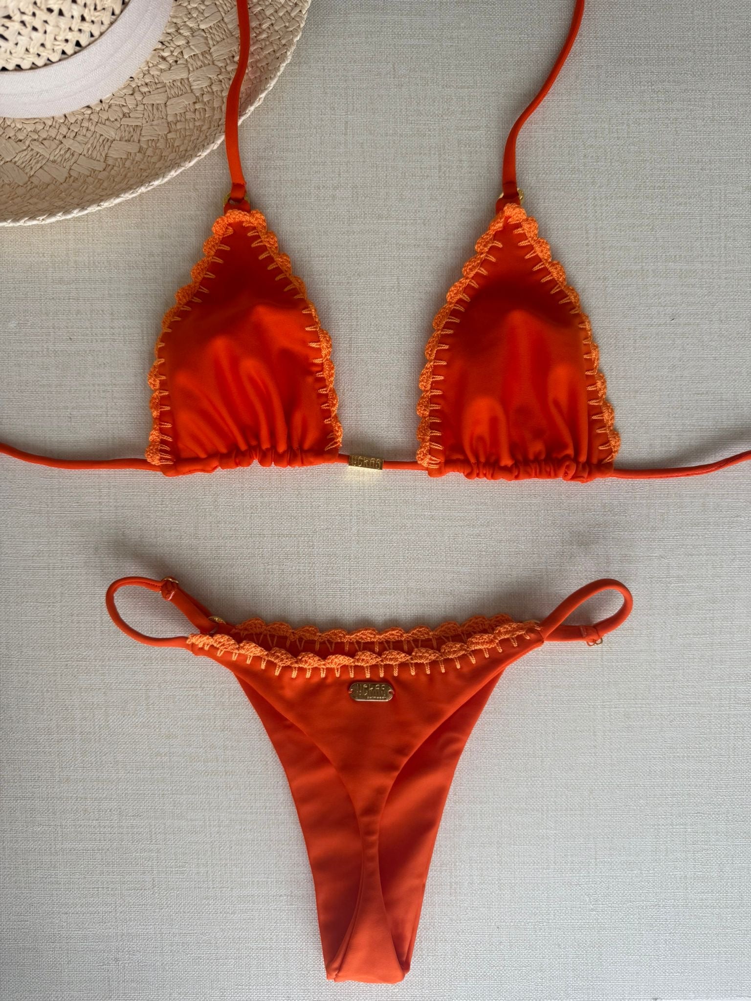 Yekas - Positano Orange Two Pieces