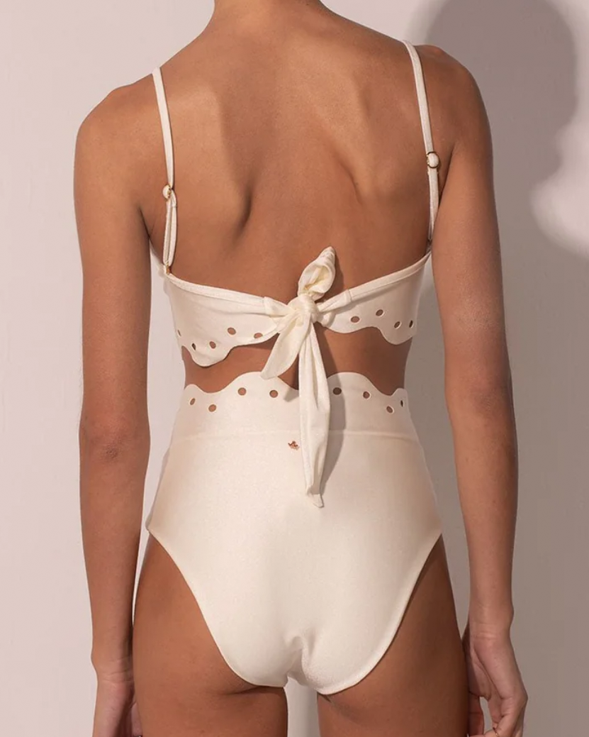 Ancora - The Fenme Mini Dotted Ivory HW Bikini