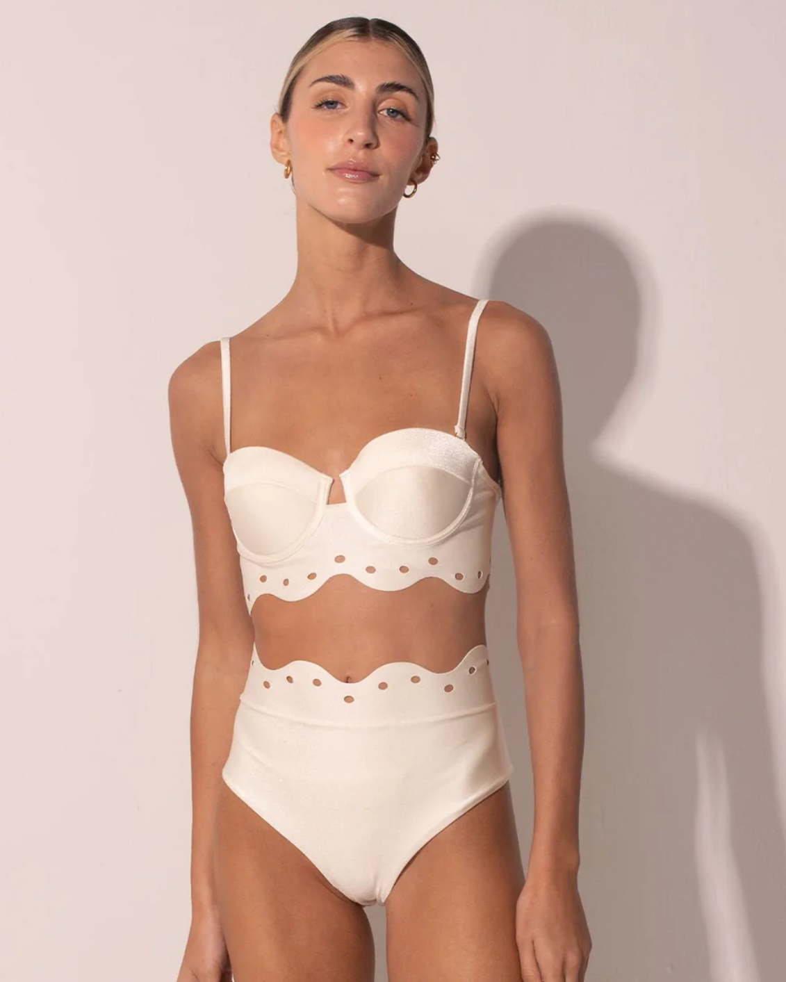 Ancora - The Fenme Mini Dotted Ivory HW Bikini