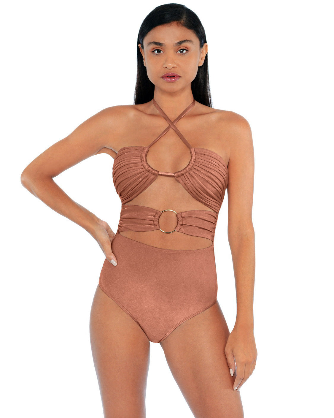 AcquaDL - Athene Brown One Piece