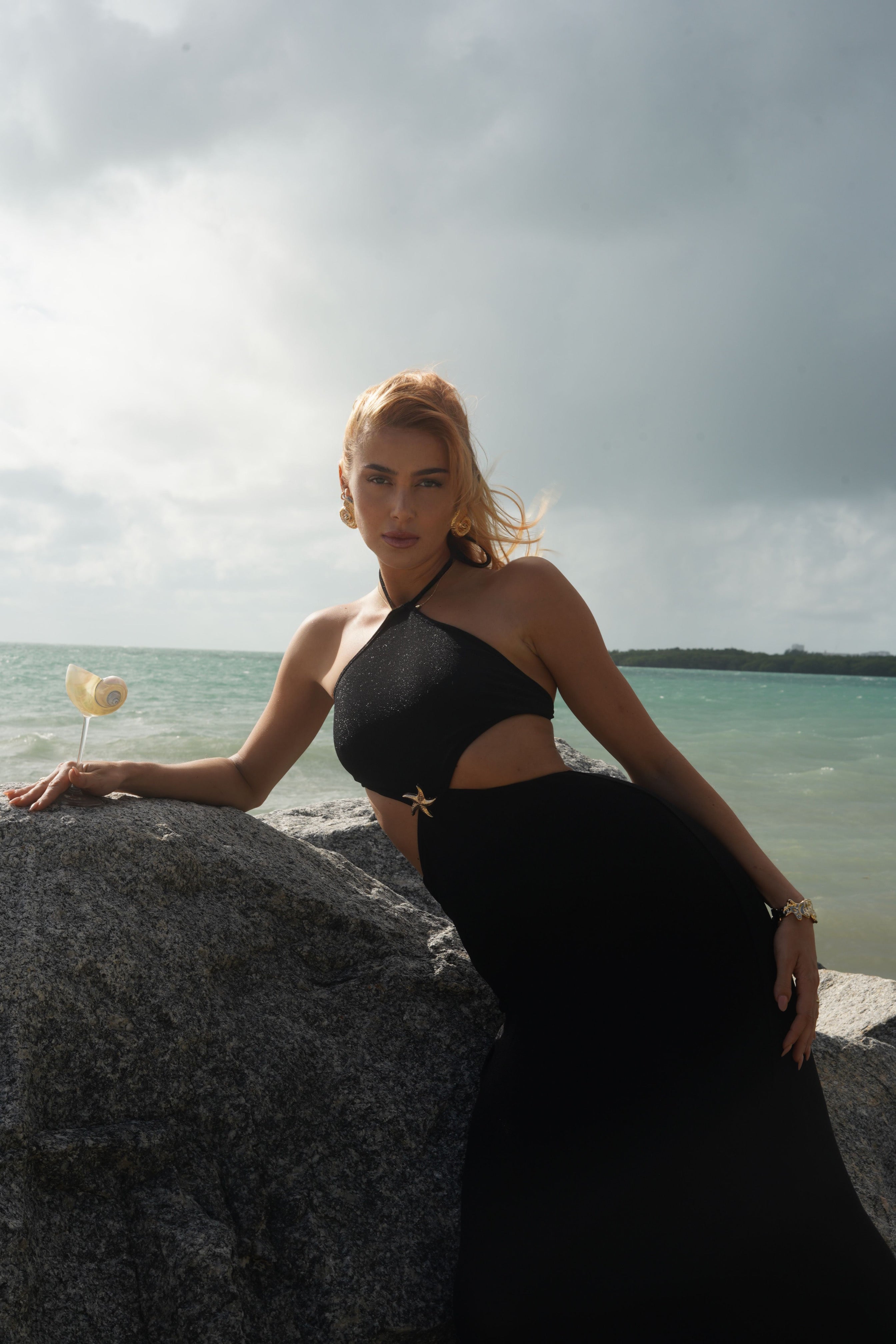 Arela - Lumina Black Dress