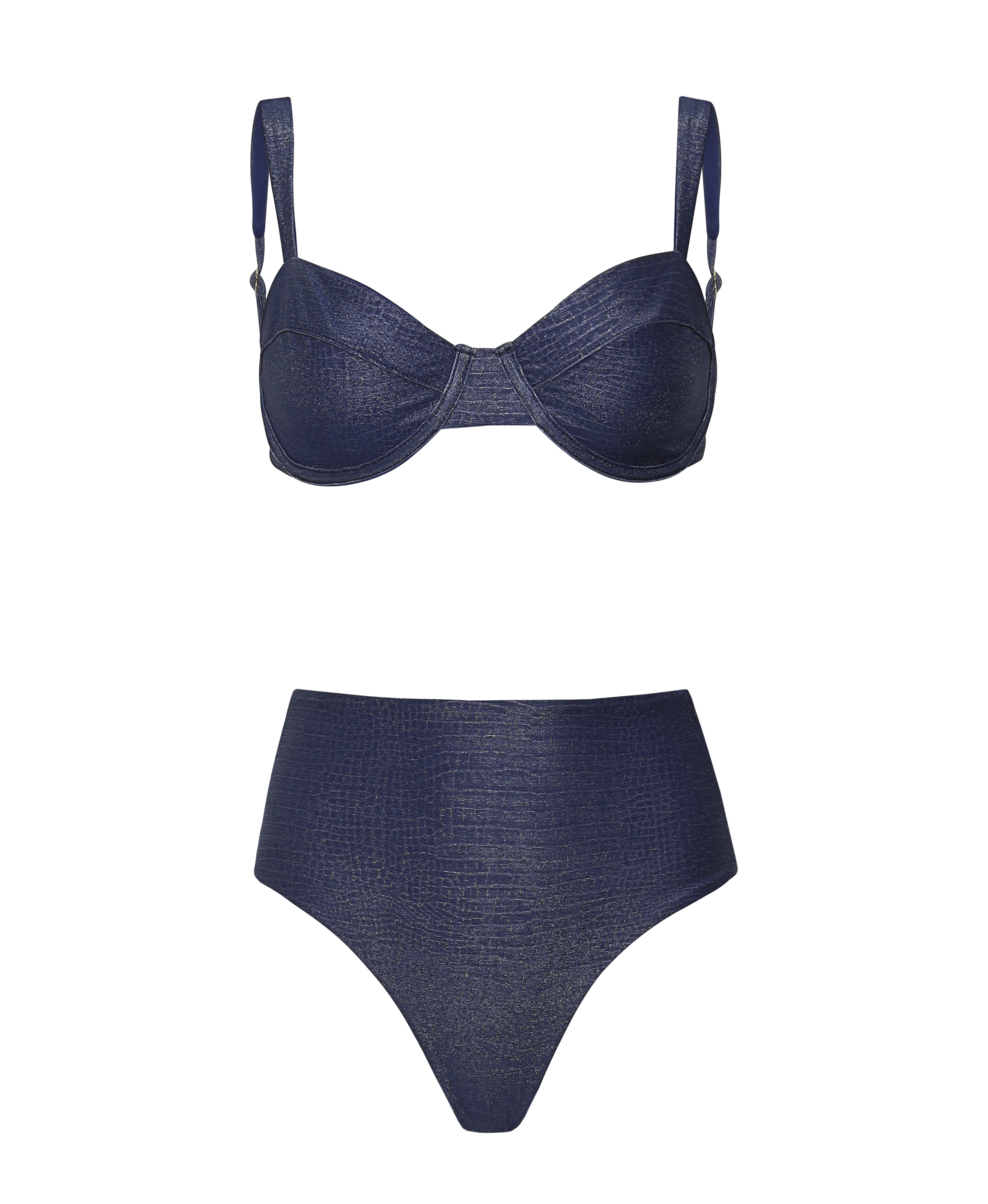 Ola Azul - Kendall Python Two Piece