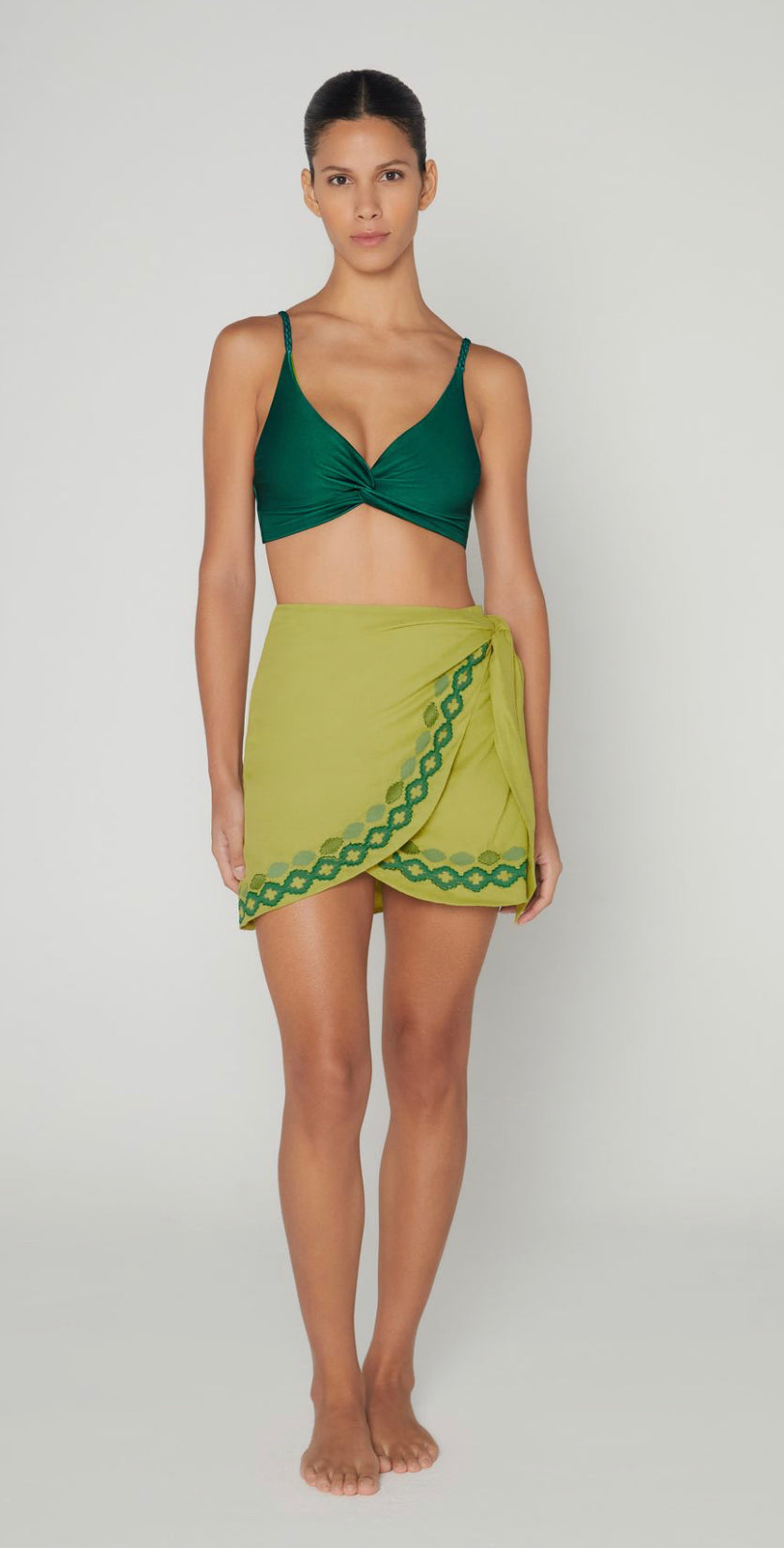 Palmacea - Tribu Mini Skirt Pistacho