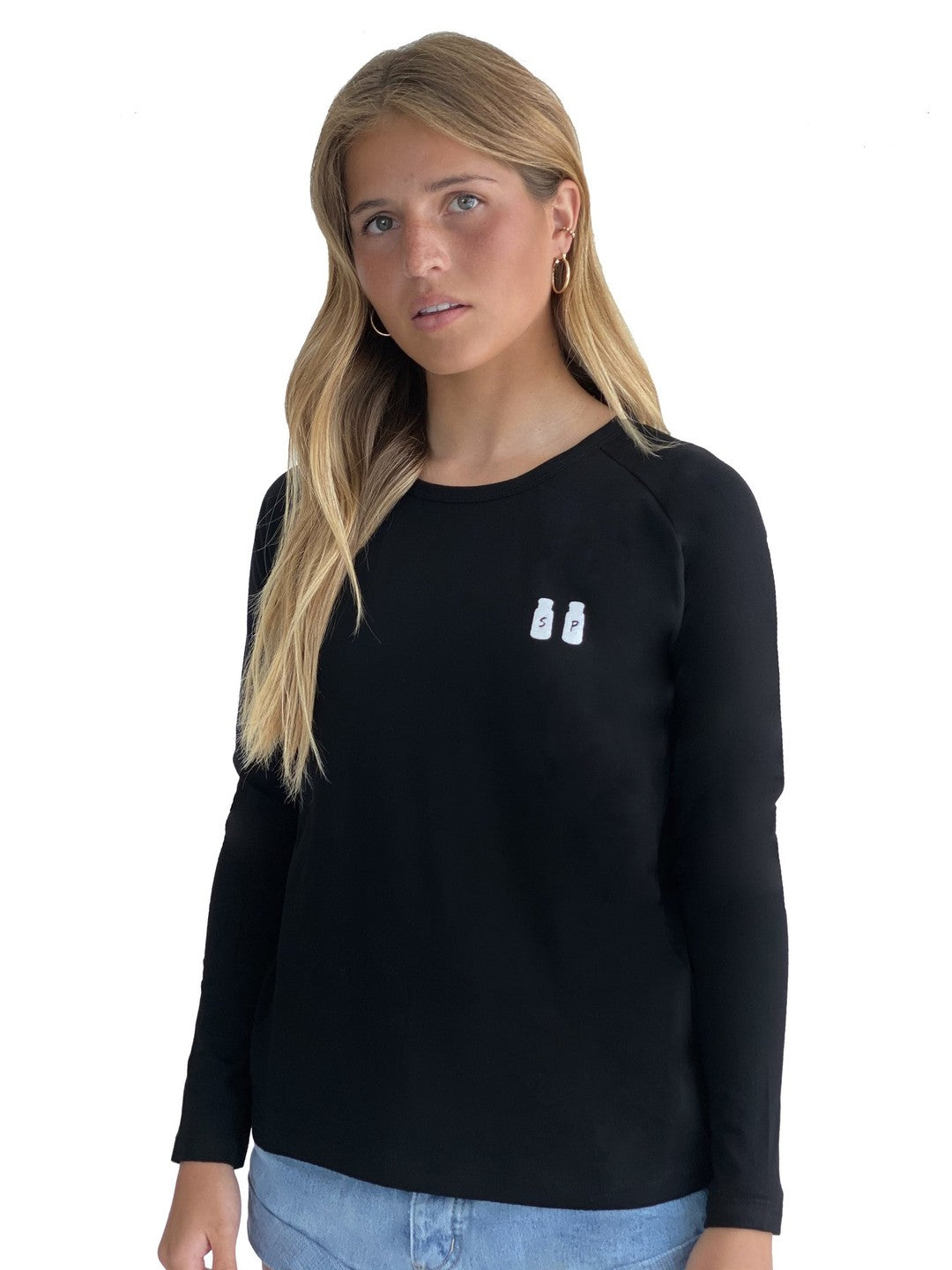 Salty Pun - Logo Woman Black
