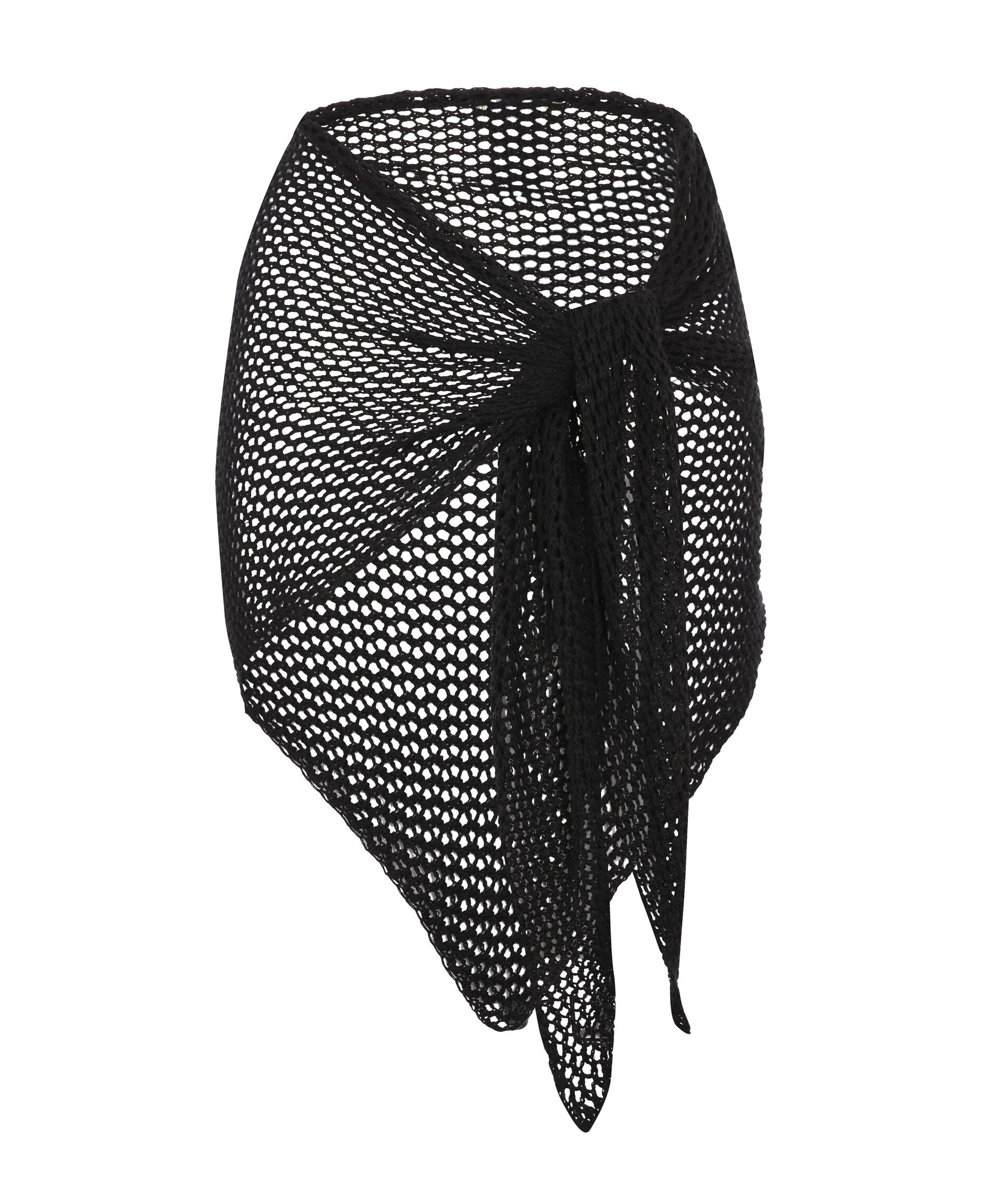 Capittana - Crochet Wrap Black