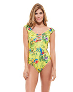 Maar - Yellow Birds Woman One Piece