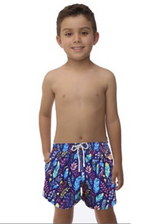 Maar - Purple Leaves Kids Short