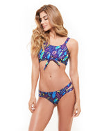 Maar - Purple Leaves Woman Two Pieces
