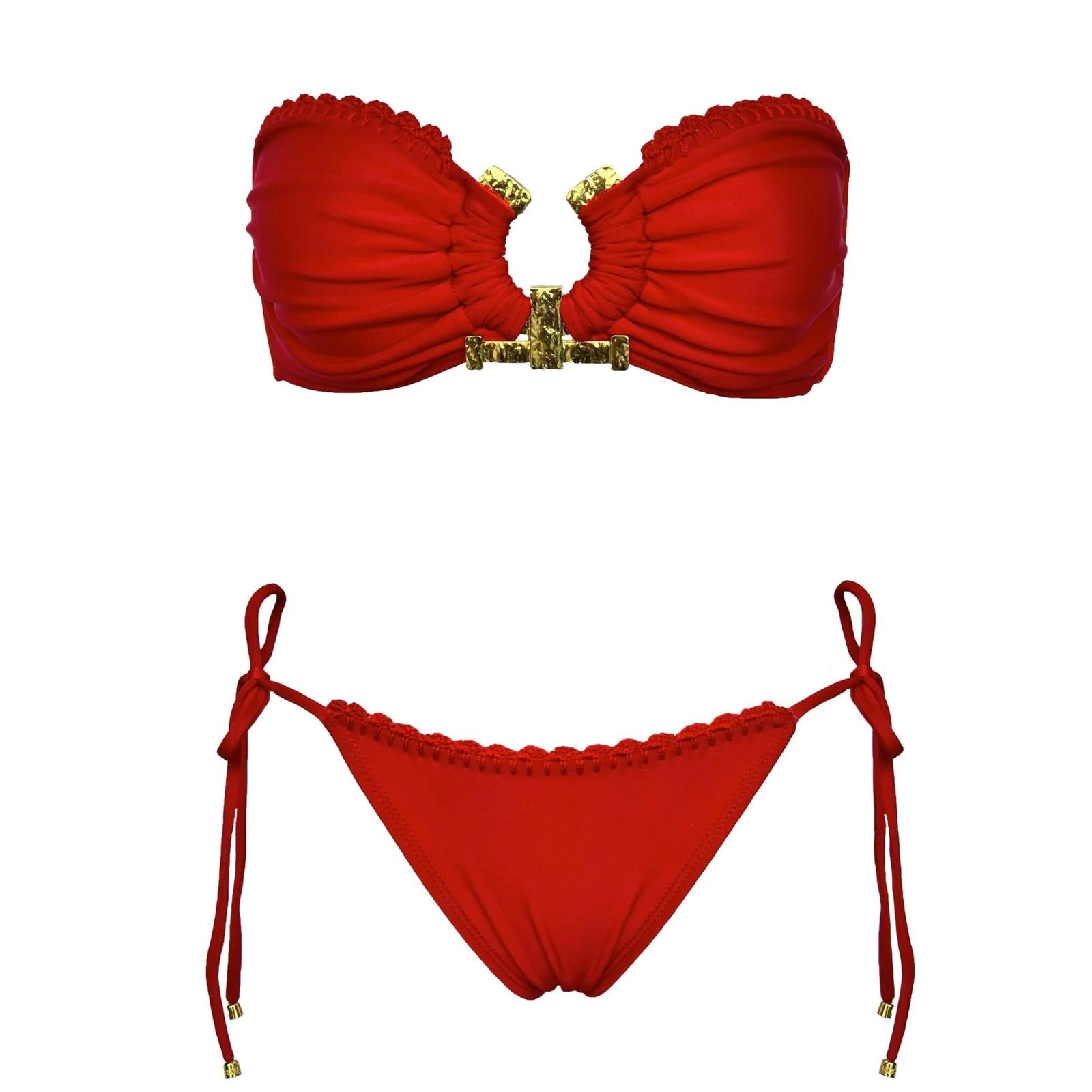 Yekas - Formentera Ajust Red Two Pieces