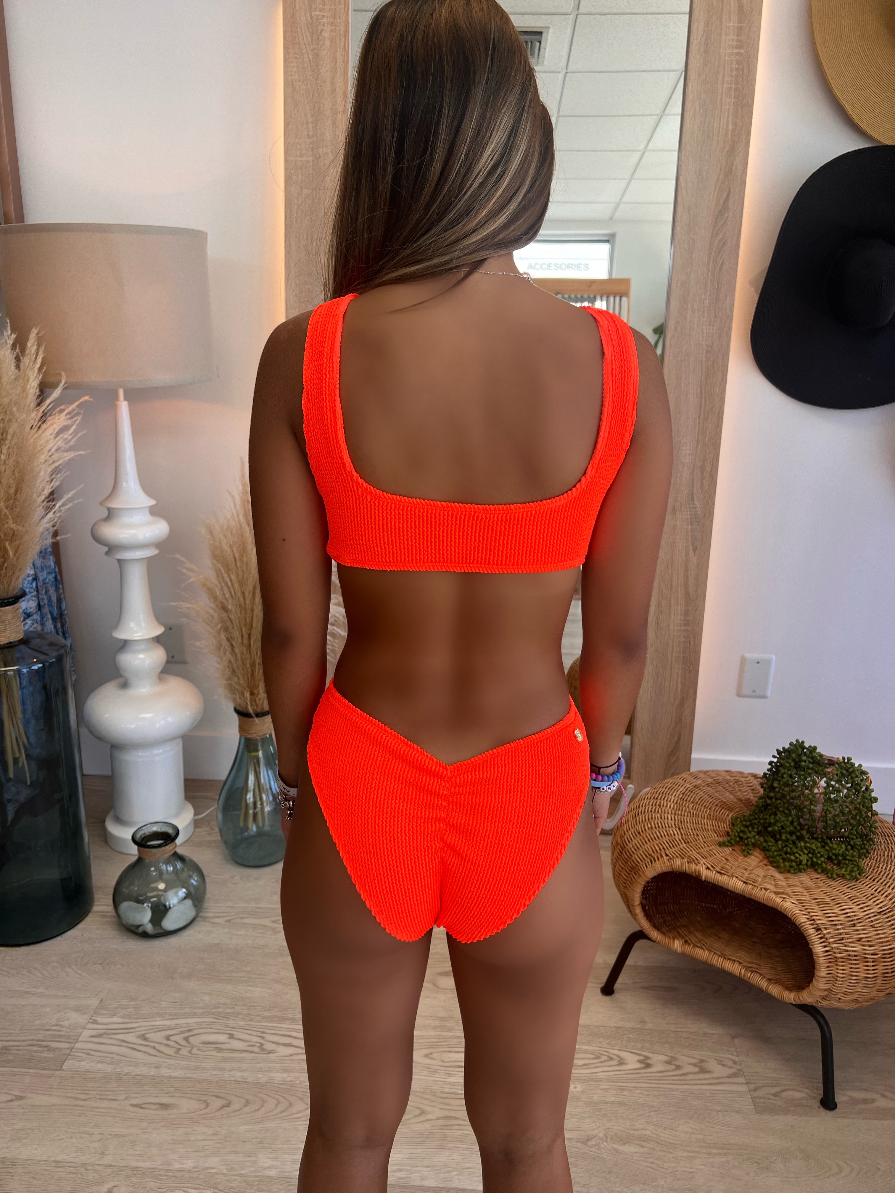 Playasha - Croacia Neón Orange One Piece