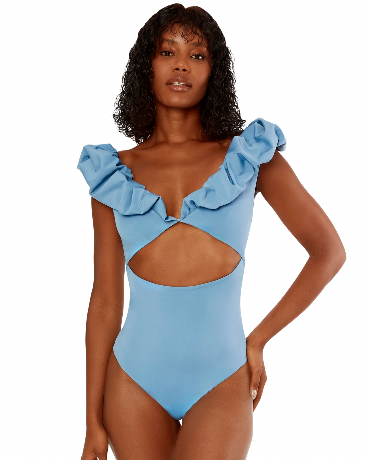 Maygel Coronel - Ixora Steel Blue One Piece