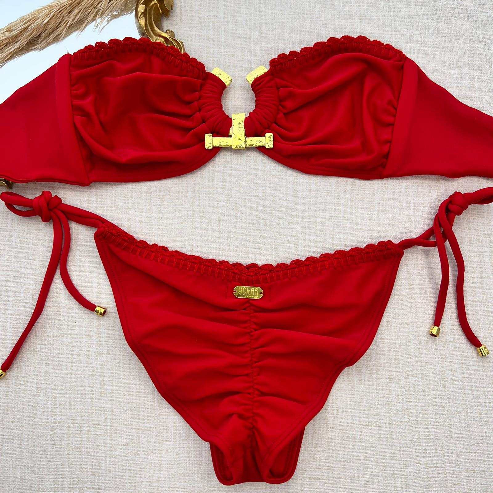 Yekas - Formentera Ajust Red Two Pieces