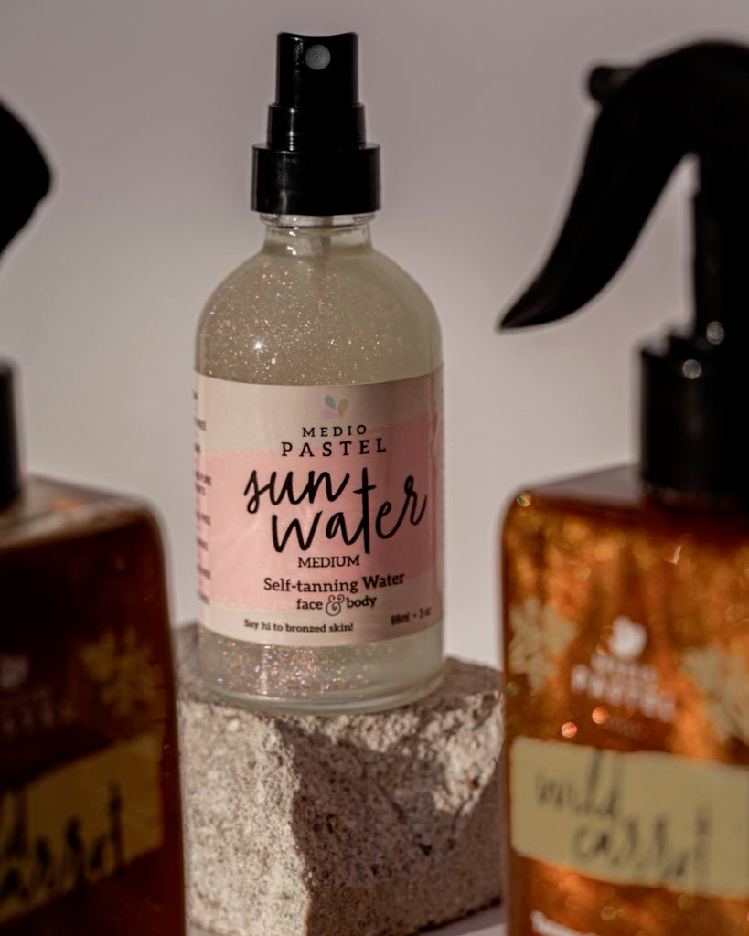 Medio Pastel - Sun Water Medium Self Tanning Water