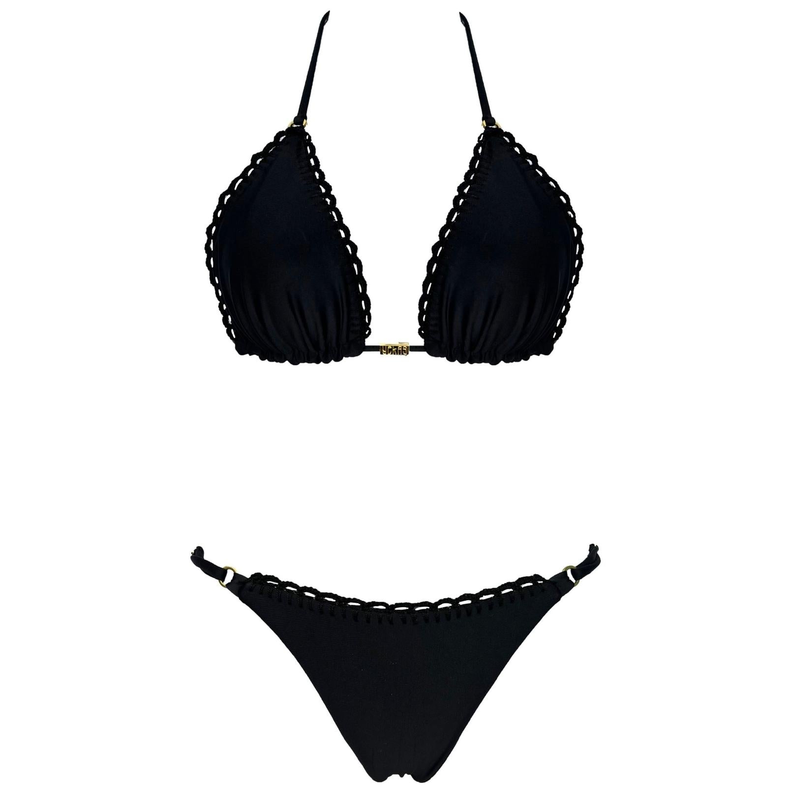 Yekas - Positano Black Two Pieces