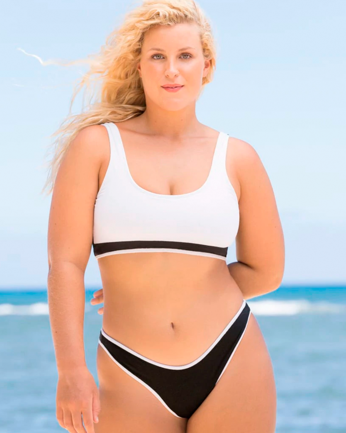 Maaji - Black Tulip Kiss Sporty Bikini Reversible